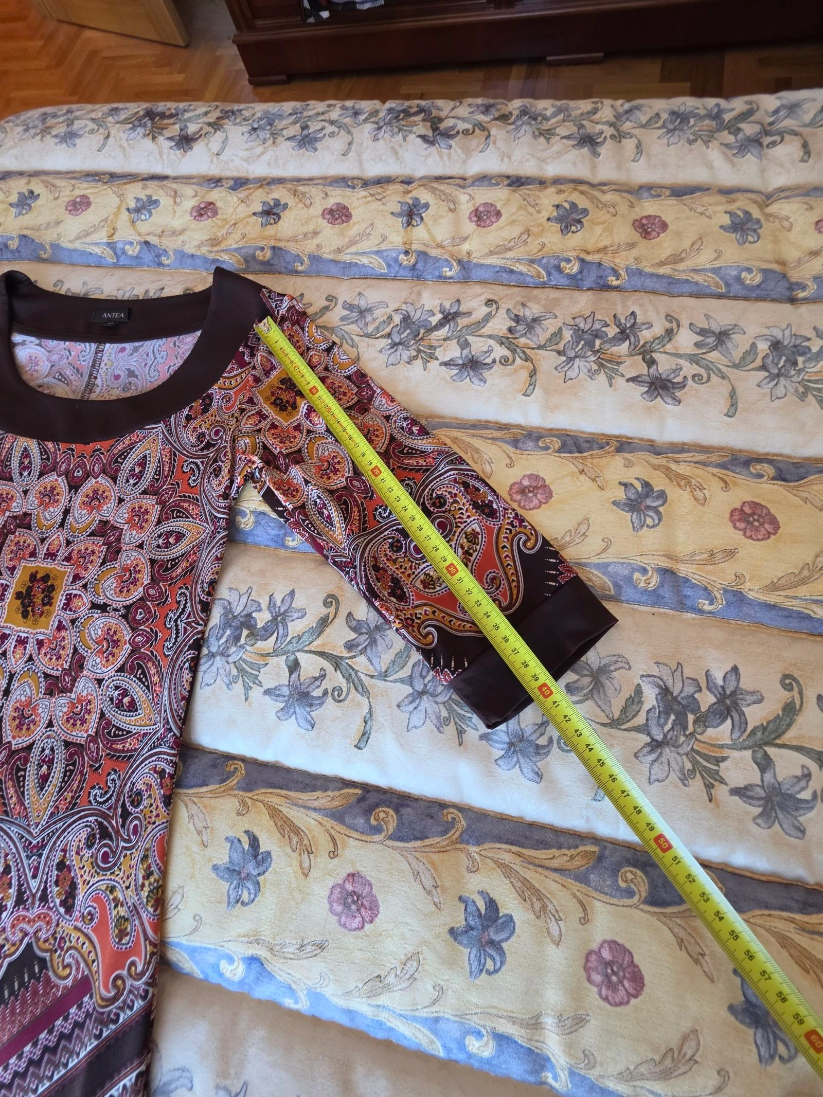 Antea dress with brown print size 40 – photo 4